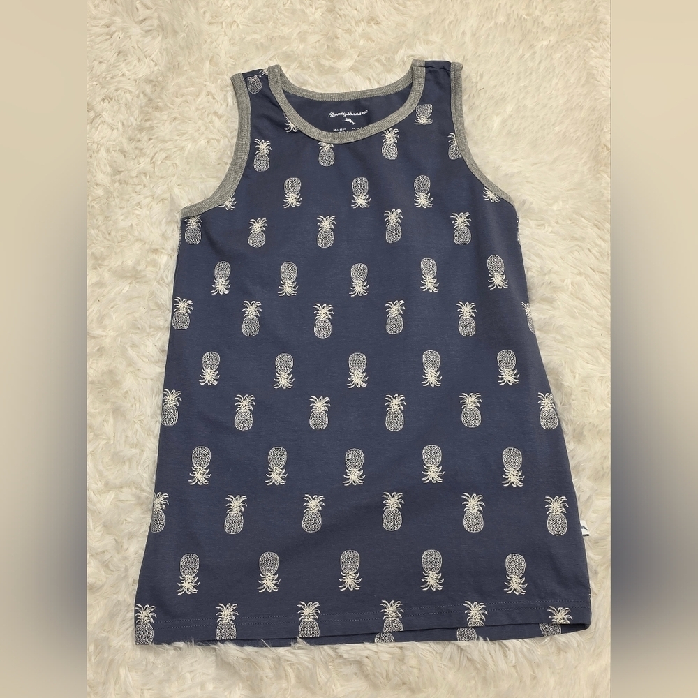 Tommy Bahama Kids Pineapple Tank Top. Size L